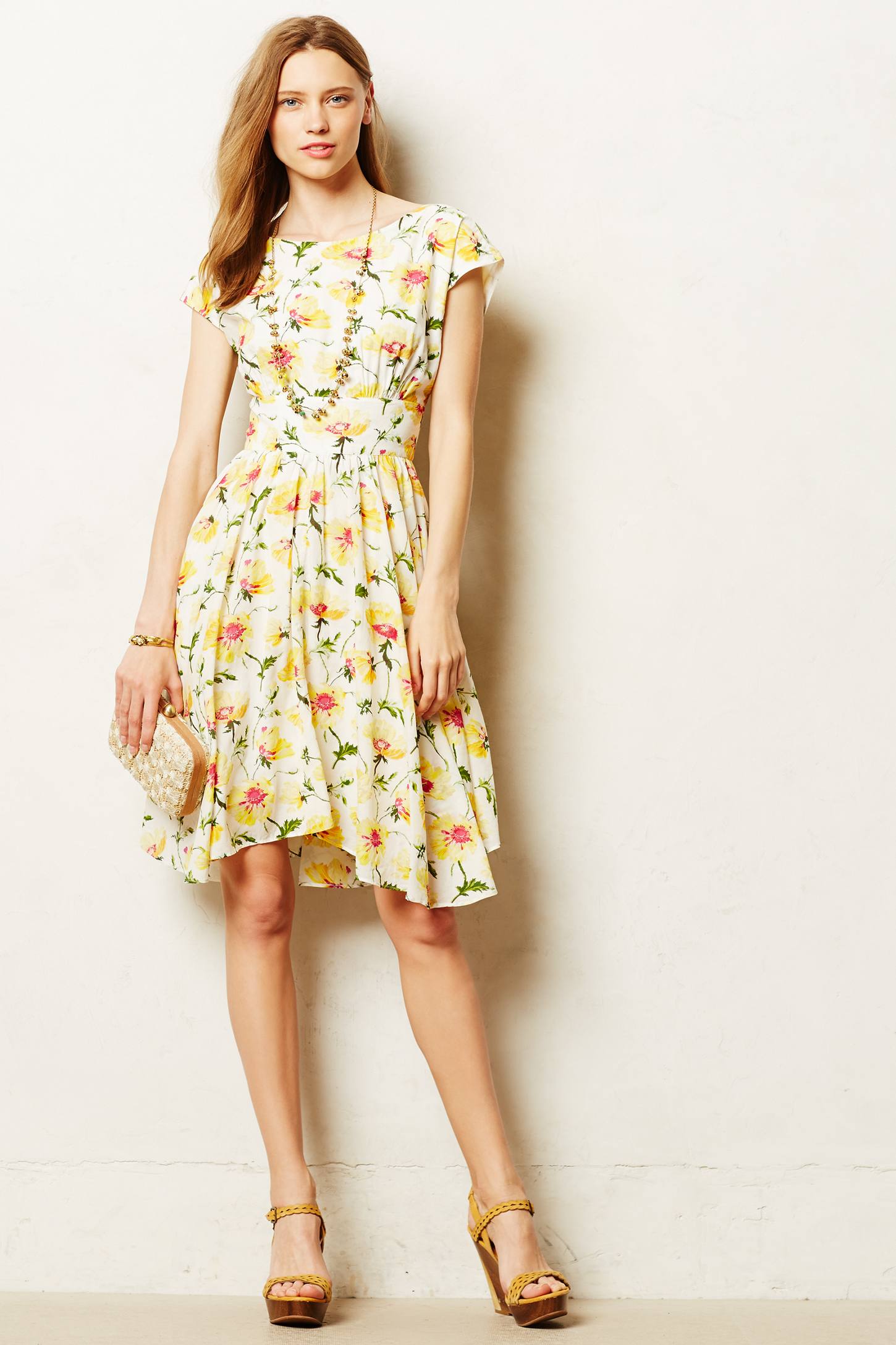 floral anthropologie dress