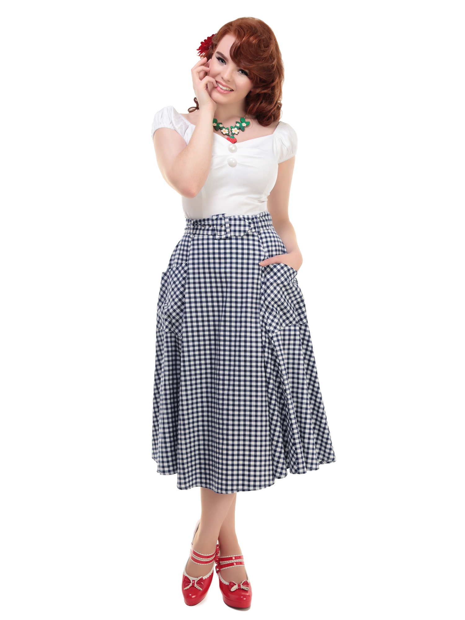 Mia Gingham Skirt