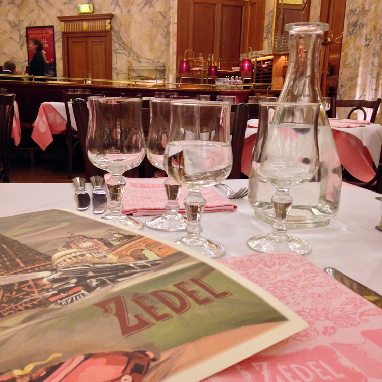 Zedel menu