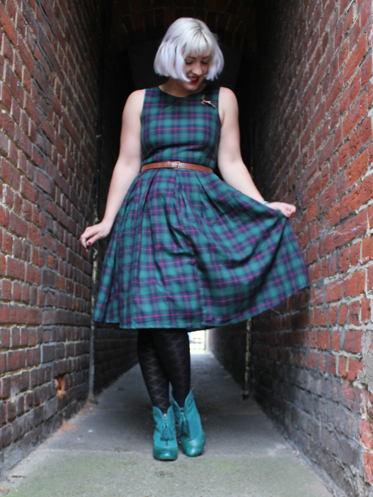 Green Tartan Dress