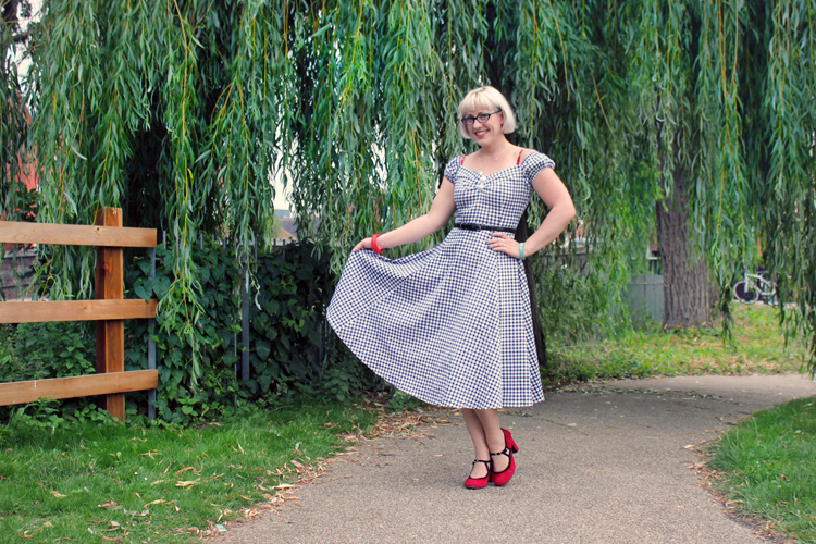 Retro Chick Gingham Dress