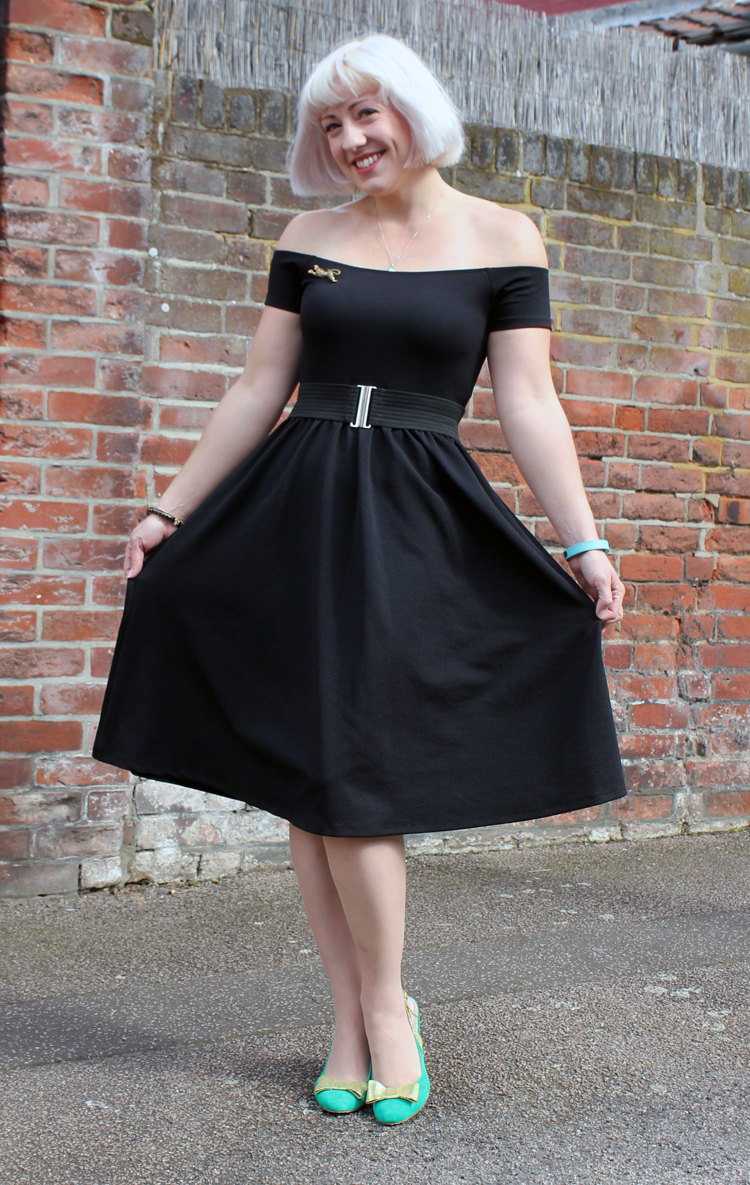 Black Bardot Dress