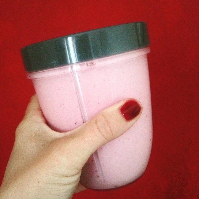 Strawberries and cream smoothie