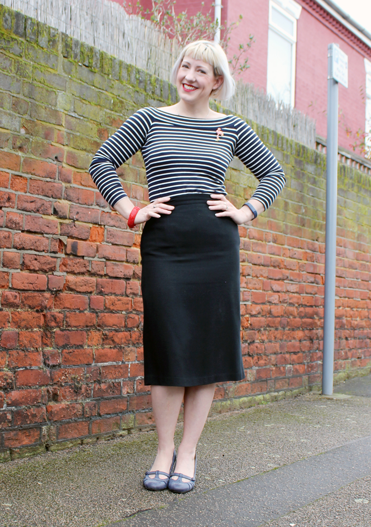 black pencil skirt