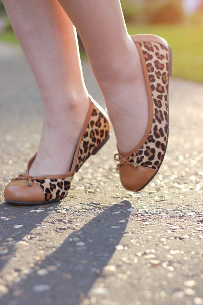 leopard print flats