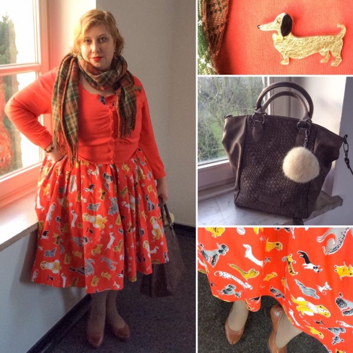 misskittenheel vintage doggy dress 01