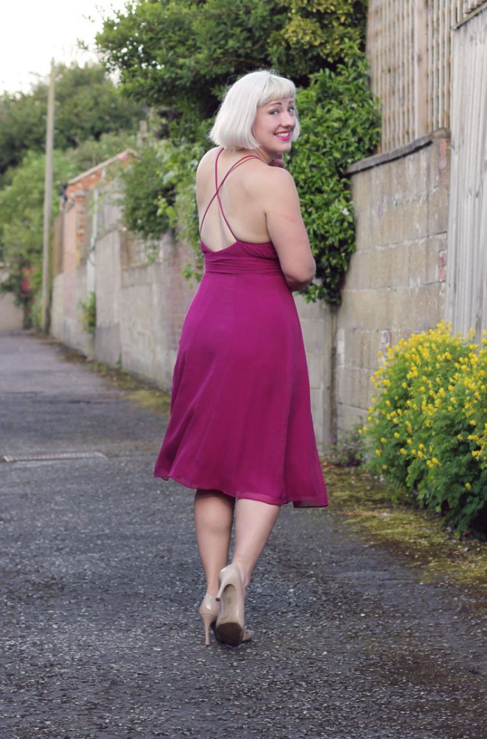 Cross Back Dress