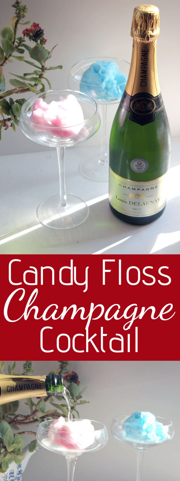 Candy Floss Champagne Cocktails