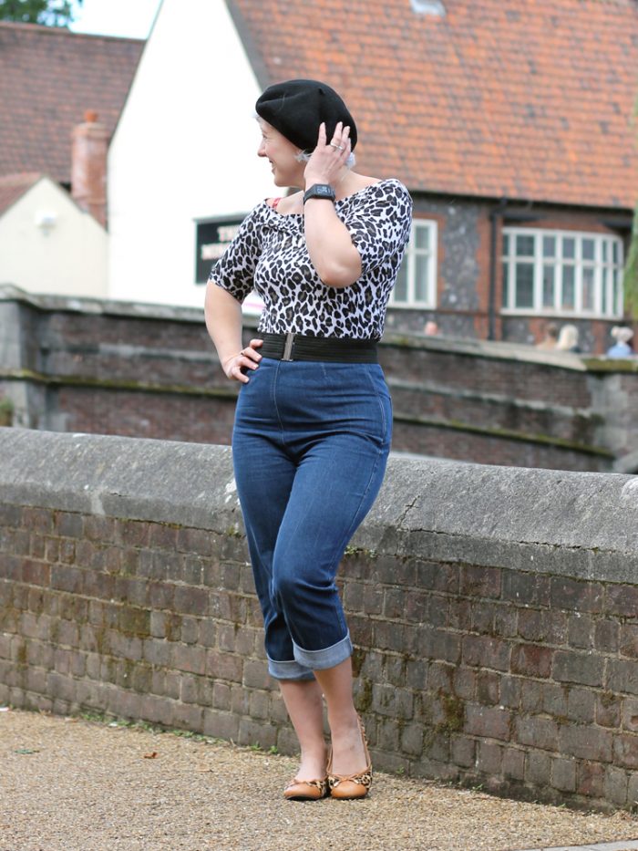 leopard-print-and-capri-pants