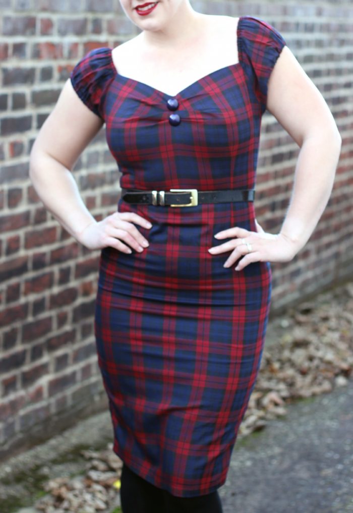 pencil-dress-tartan