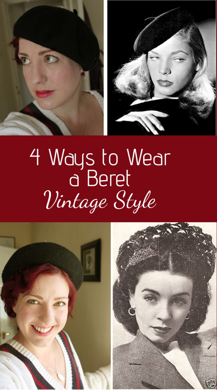 How to wear a beret vintage style