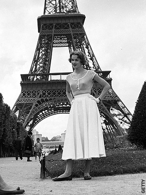 eiffel tower 50s model