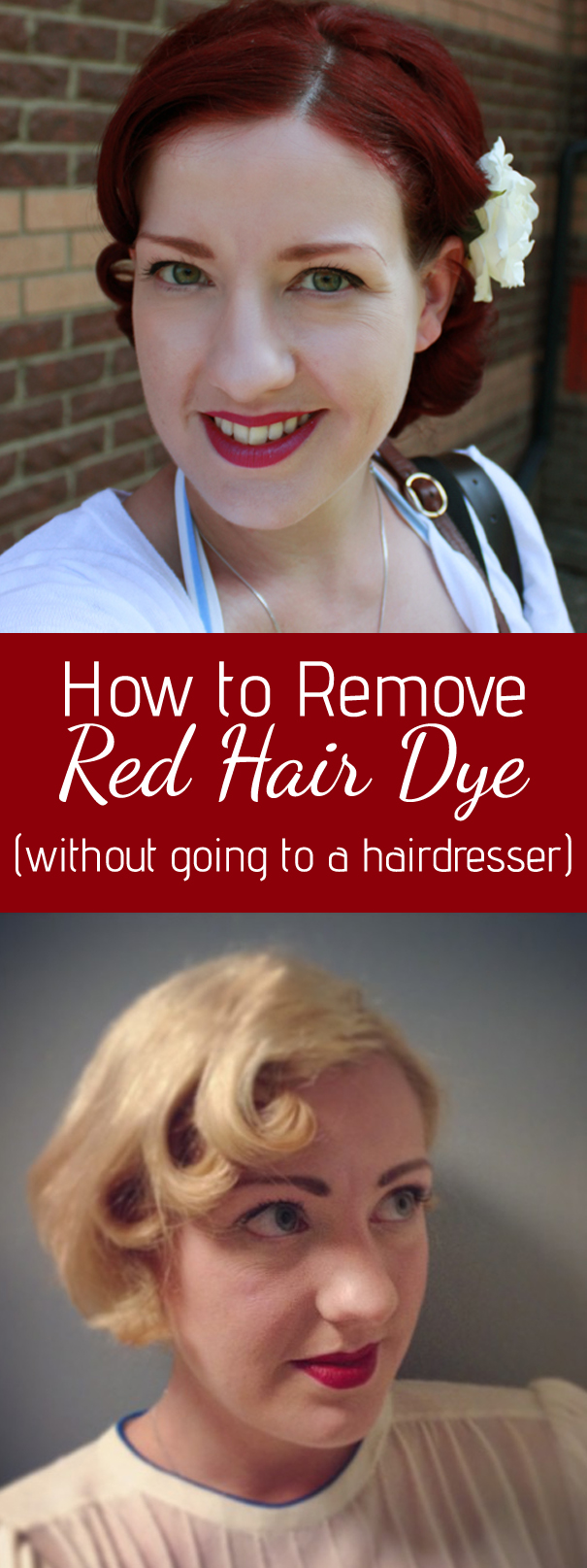 How To Use Colour B4 To Go From Red To Blonde Hair