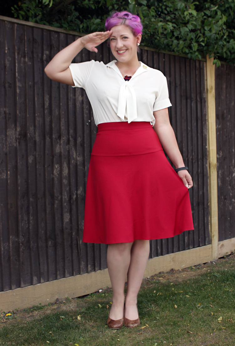 nautical 1940s outfit