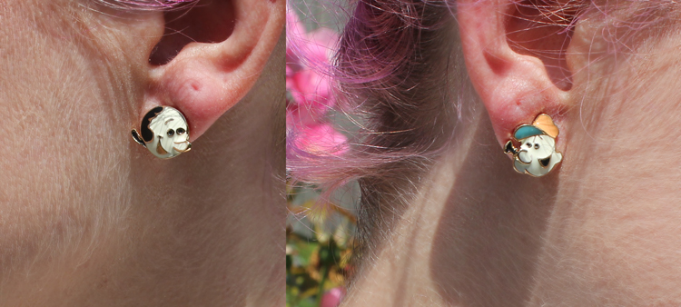 popeye earrings