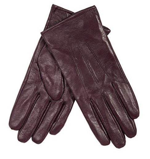plum gloves