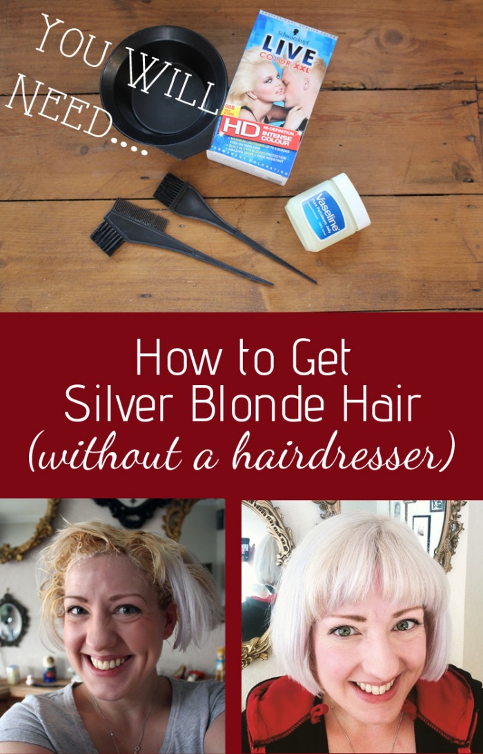 How to dye roots and get silver blonde hair at home