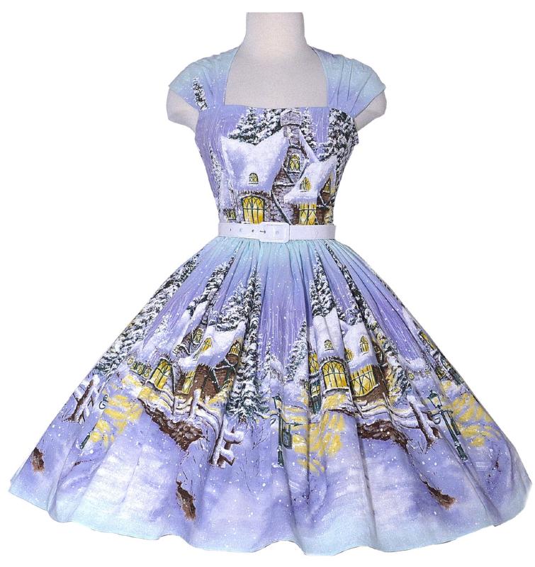 christmas print dresses uk