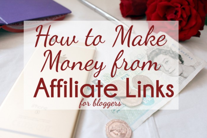 How to make money from affiliate links