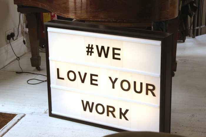 We Love Your Work