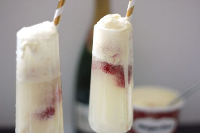 Champagne Float Close Up