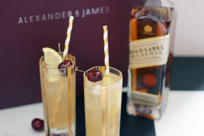 Whisky Collins Recipe with Johnny Walker Gold Label Reserve
