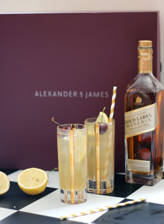 Whisky Collins Summer Cocktail