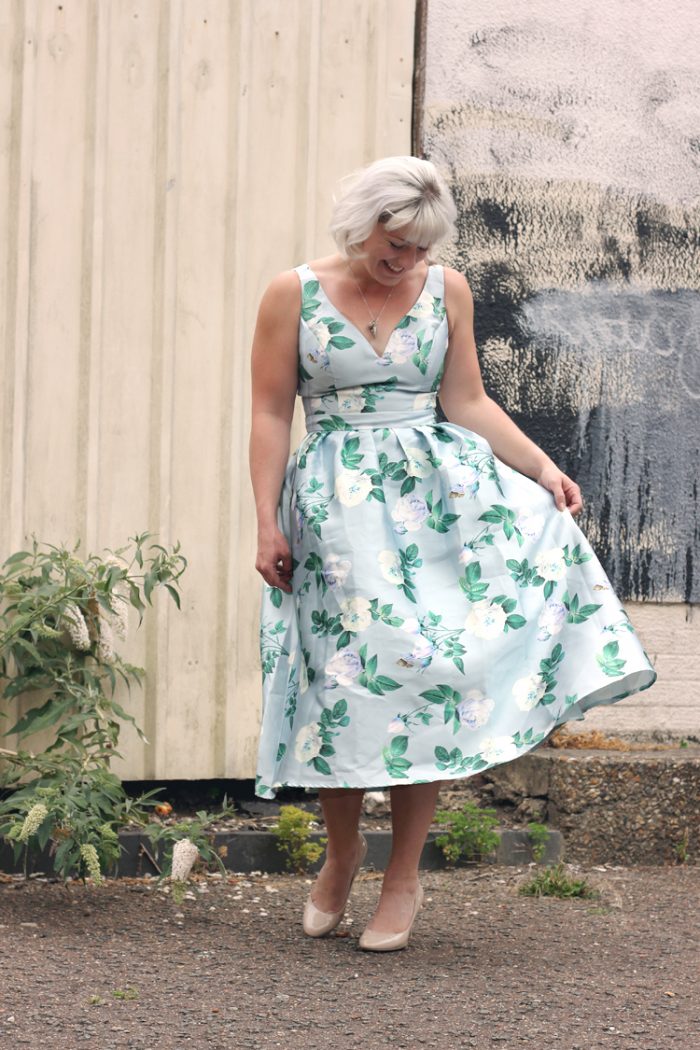 Chi Chi London Dress Review A Floral Midi Prom Dress Outfit