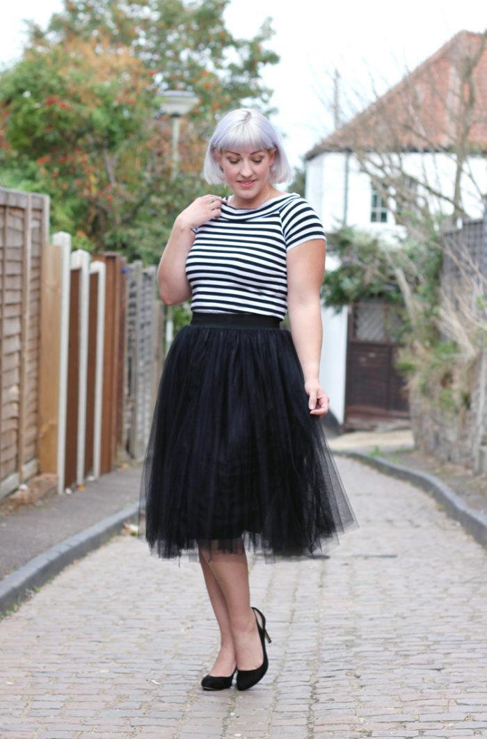 Black tulle skirt clearance and top