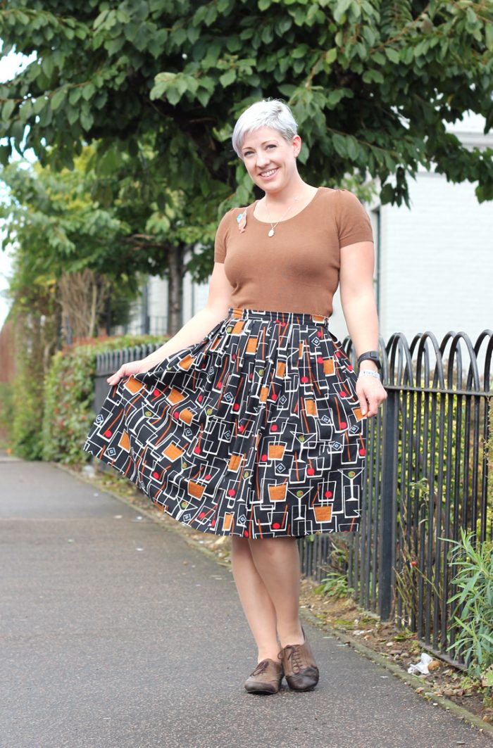 cocktail-print-skirt-and-brogues