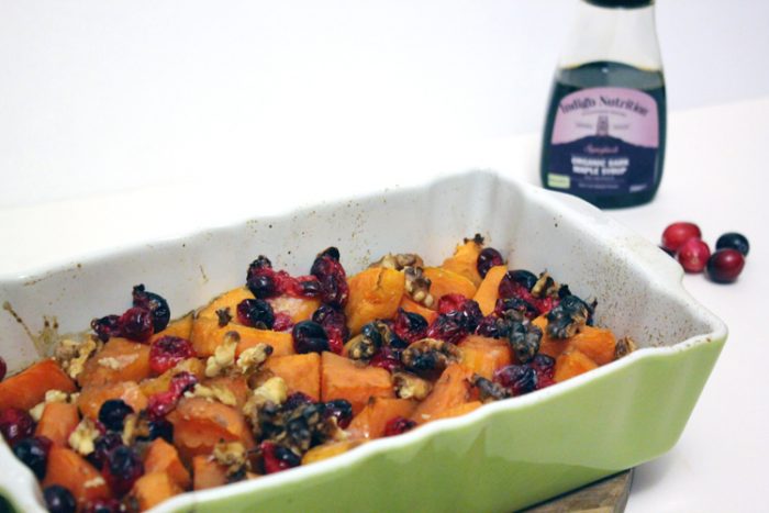 cranberry-and-maple-syrup-sweet-potato-bake