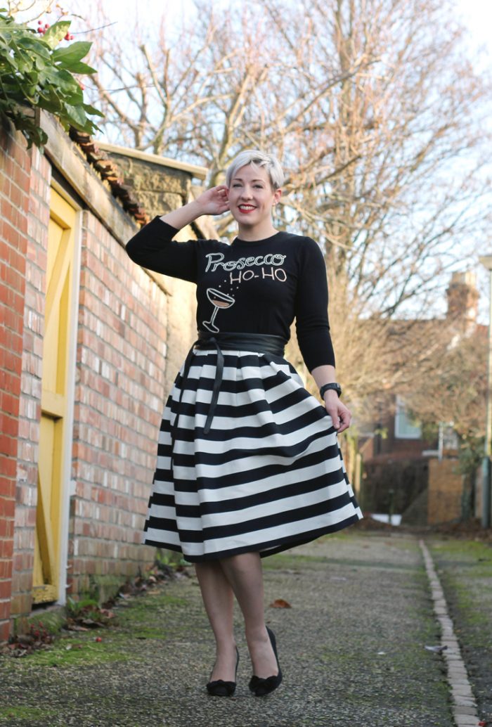 Striped christmas deals jumper