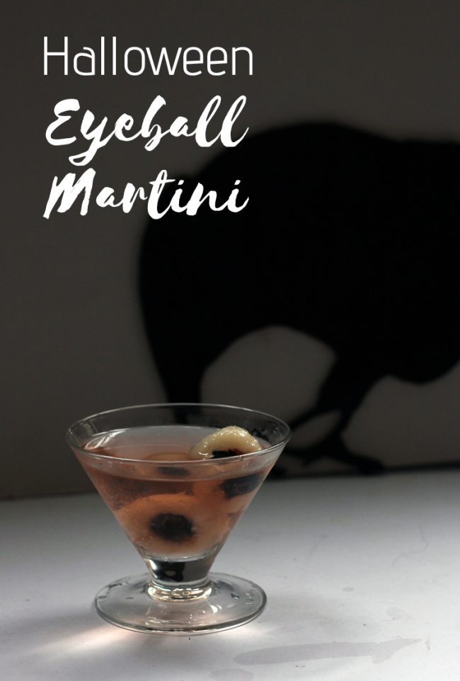 Halloween Cocktails - The Eyeball Martini - Lipstick, Lettuce & Lycra